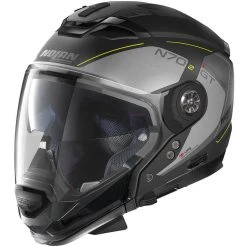 Crossover Motorradhelm Nolan N70.2 GT LAKOTA N-Com 036 Matt Schwarz Gelb
