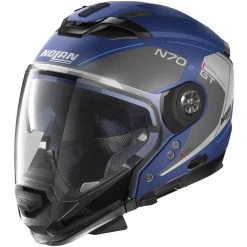 Crossover Motorradhelm Nolan N70.2 GT LAKOTA N-Com 040 Imperator Mattblau