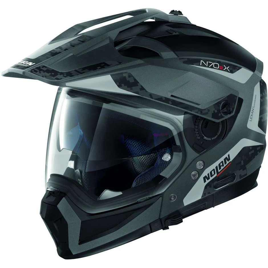 Crossover Motorradhelm Nolan N70.2 X TORPEDO N-Com 041 Lava Grey Opaco 1 Crossover Motorradhelm Nolan N70.2 X TORPEDO N-Com 041 Lava Grey Opaco