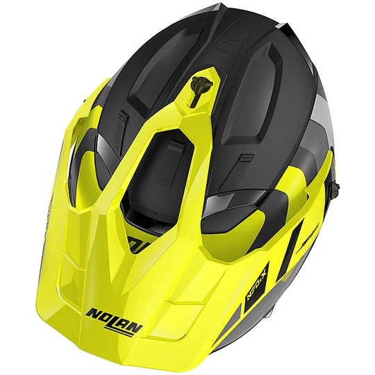 CrossOver On-Off Motorradhelm Nolan N70.2x DECURIO N-Com 030 Schwarz Matt Gelb 4 CrossOver On-Off Motorradhelm Nolan N70.2x DECURIO N-Com 030 Schwarz Matt Gelb – Bild 4