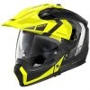 CrossOver On-Off Motorradhelm Nolan N70.2x DECURIO N-Com 030 Schwarz Matt Gelb