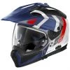 CrossOver On-Off Motorradhelm Nolan N70.2x DECURIO N-Com 033 Weiß Blau Meta