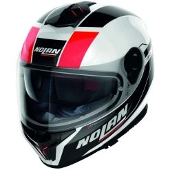 Integral Motorradhelm Nolan N80.8 MANDRAKE N-Com 049 Weißmetall