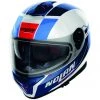 Integral Motorradhelm Nolan N80.8 MANDRAKE N-Com 050 Weiß Blau Rot Glänzend