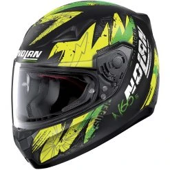 Integrierter Motorradhelm Nolan N60.5 BOUNTY 079 Matt Schwarz Gelb