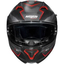 Integrierter Motorradhelm Nolan N87 Plus OVERLAND N-Com 031 Matt Schwarz Rot -Default Name integrierter motorradhelm nolan n87 plus overland n com 031 matt schwarz rot 109550