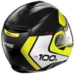 Modularer Motorradhelm P / J-geprüft Nolan N100.5 Plus DISTINCTIVE N-Com 028 Glossy Black Yellow -Default Name modularer motorradhelm p j geprueft nolan n100 5 plus distinctive n com 028 glossy black yellow 89562