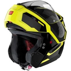 Modularer Motorradhelm P / J Homologation Nolan N90.3 BOHRER N-Com 026 Glänzend Schwarz Gelb -Default Name modularer motorradhelm p j homologation nolan n90 3 bohrer n com 026 glaenzend schwarz gelb 109521