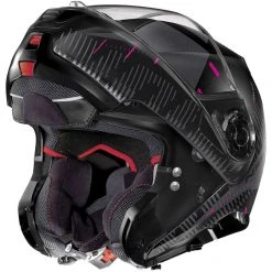 Modularer Motorradhelm P / J-Zulassung Nolan N100.5 LIGHTSPEED N-Com 055 Matt Schwarz Pink -Default Name modularer motorradhelm p j zulassung nolan n100 5 lightspeed n com 055 matt schwarz pink 109454