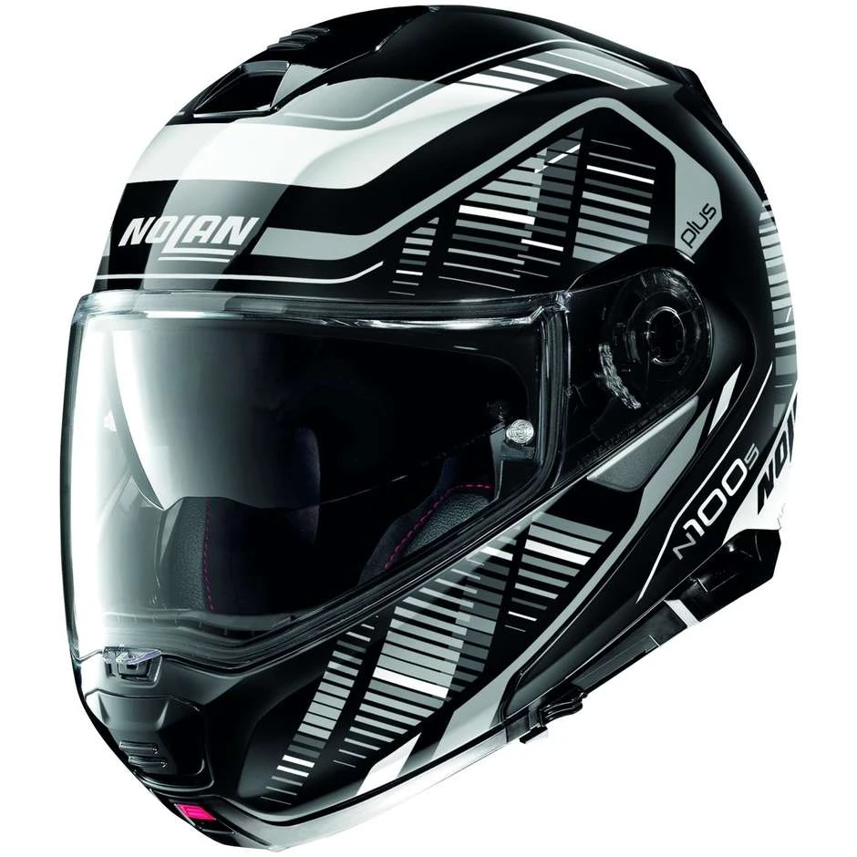 Modularer Motorradhelm P/J Zulassung Nolan N100.5 Plus STARBOARD N-Com 044 Glossy White 1 Modularer Motorradhelm P/J Zulassung Nolan N100.5 Plus STARBOARD N-Com 044 Glossy White