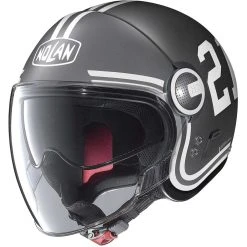 Motorradhelm Jet Nolan N21 Visier QUATERBACK 083 Lava Grey Opaco
