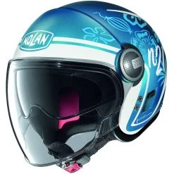 Motorradhelm Jet Nolan N21 VISOR PLAYA 088 Matt Saphirblau