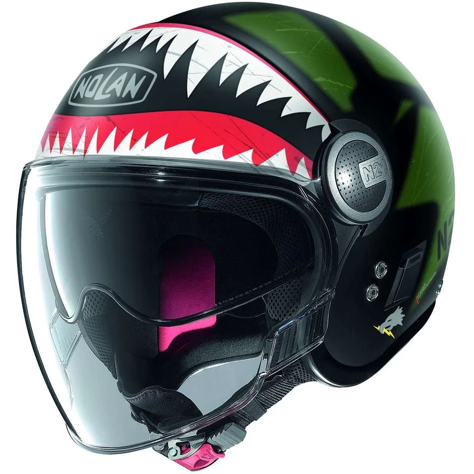 Motorradhelm Jet Nolan N21 VISOR SKYDWELLER 091 Matt Grün 1 Motorradhelm Jet Nolan N21 VISOR SKYDWELLER 091 Matt Grün