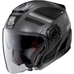 Motorradhelm Jet Nolan N40.5 BELTWAY N-com 020 Lavagrau Opaco