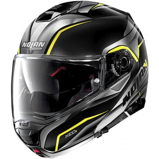 Nolan Modular Motorradhelm N100.5 BALTEUS N-Com 043 Glänzend Schwarz Gelb -Default Name nolan modular motorradhelm n100 5 balteus n com 043 glaenzend schwarz gelb 89582