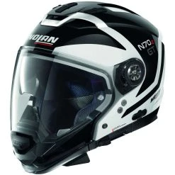 Nolan N70.2 Crossover Motorradhelm GT GLARING N-Com 049 White Metal